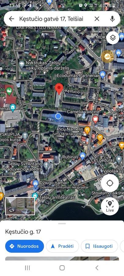 Mona Apartamentai Telšiai Eksteriør bilde